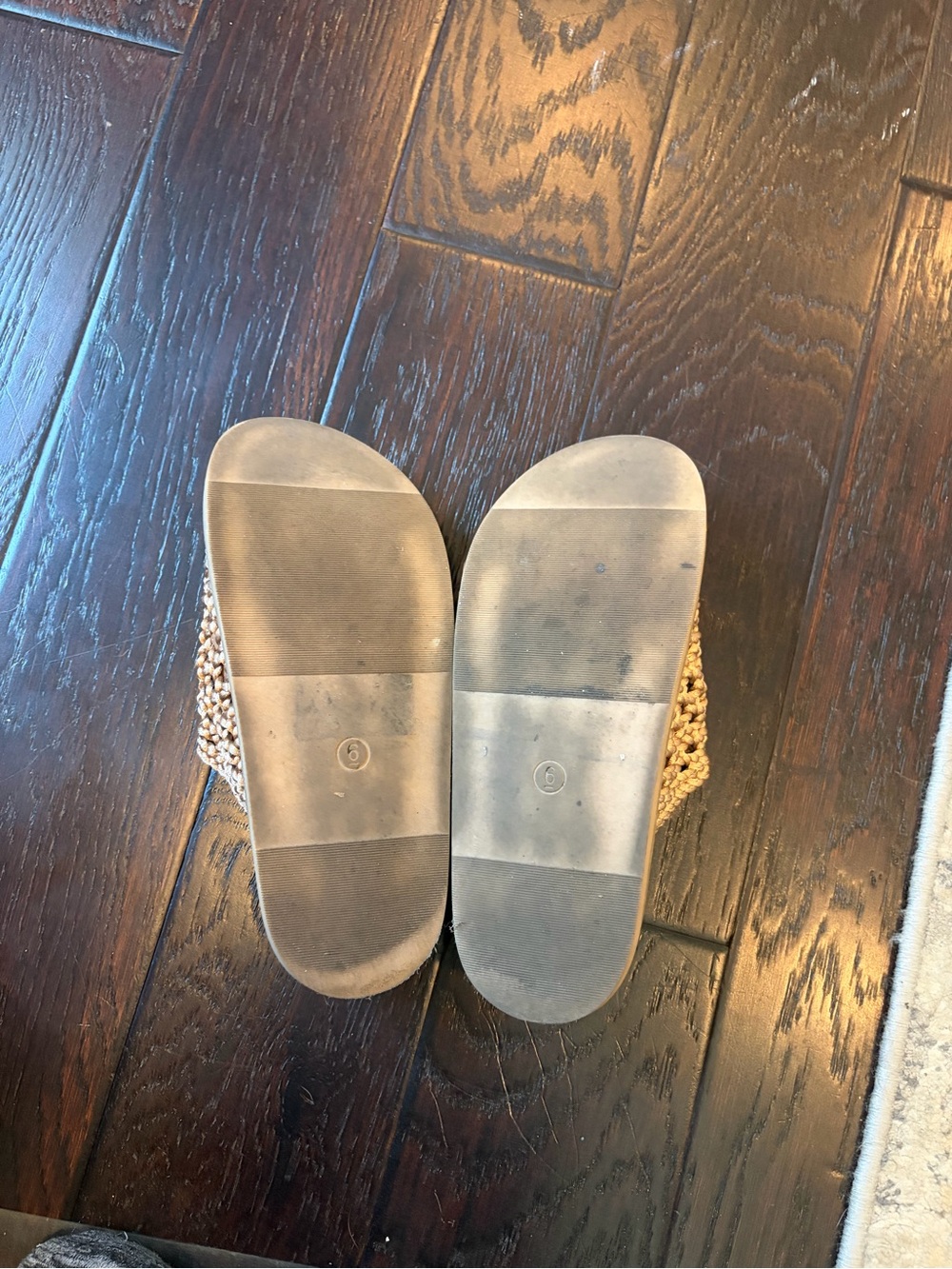 Target universal thread Kylie metallic crochet sandals - size 6 - Picture 2 of 3